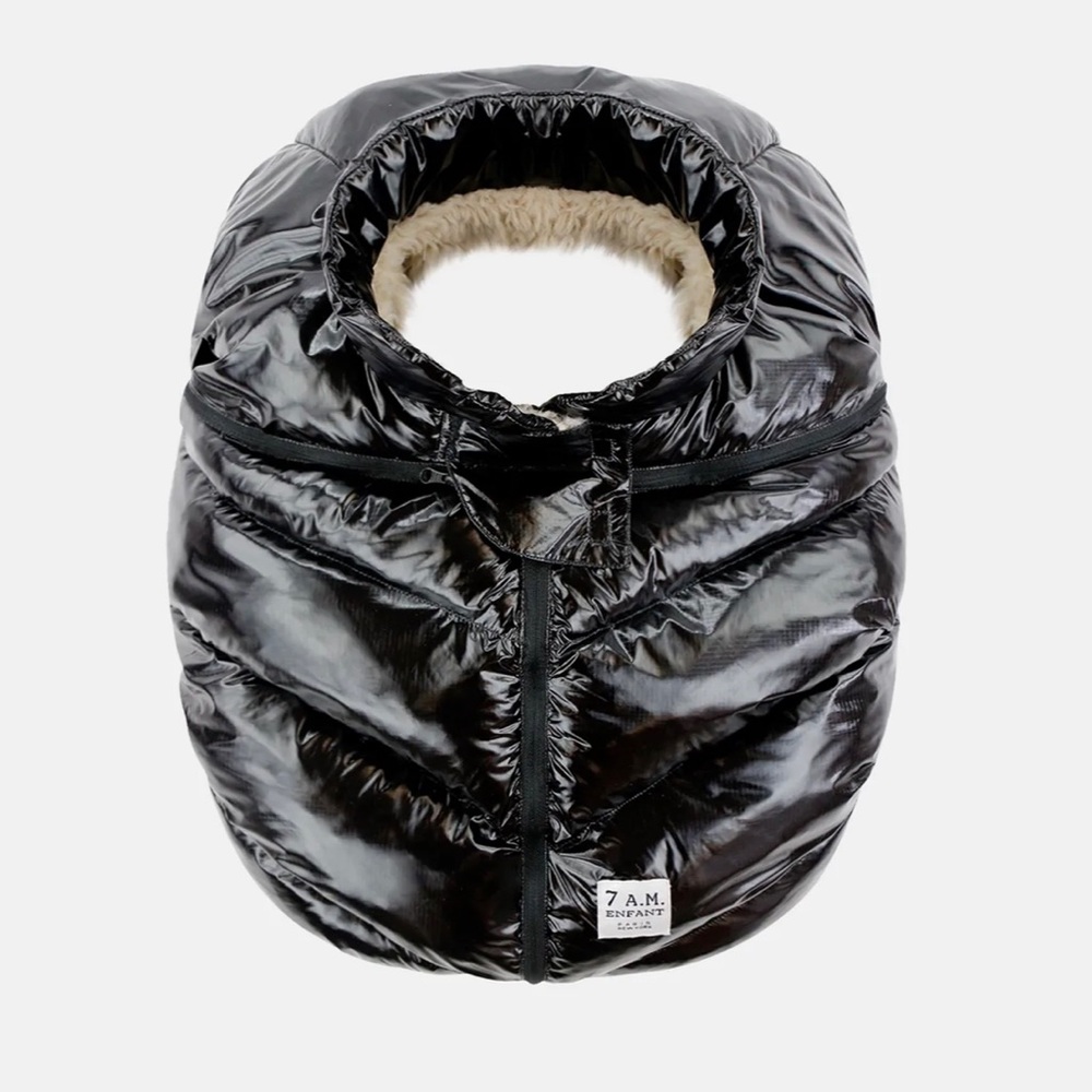 7AM enfant car seat cocoon in black. Never used. $60 (retails for $85)